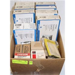 LOT OF SWITCHES, RECEPTACLES & MORE.