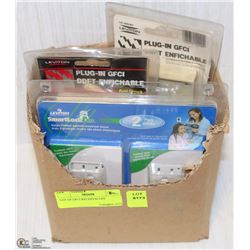 LOT OF GFCI RECEPTACLES