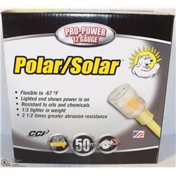 PRO-PWR POLAR/SOLAR 50FT 12AWG OUTDOOR EXT. CORD