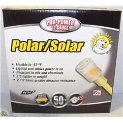 PRO-PWR POLAR/SOLAR 50FT 12AWG OUTDOOR EXT. CORD