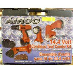 19) AIRCO 14.4V CORDLESS TOOL KIT
