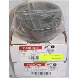 75 FLEX-O-VIT 5"x7/8" RESIN FIBRE DISCS-ON CHOICE-
