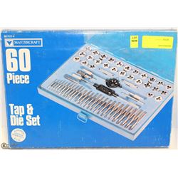 MASTERCRAFT 60 PIECE TAP & DIE SET -IN BOX-