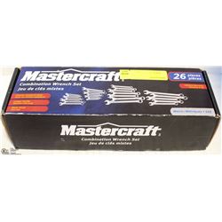MASTERCRAFT 26-PIECE COMBINATION METRIC WRENCH SET