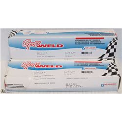 3 BOXES OF OPTI-WELD WELDING ELECTRODE 1/8"x14"