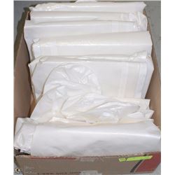 LOT OF 5 DUST/SPLASH PROTECTIVE SAFTEY GARMENTS