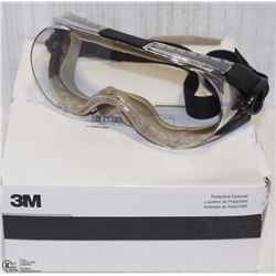 2 PAIRS OF 3M PROTECTIVE GOGGLES/EYEWEAR-ON CHOICE