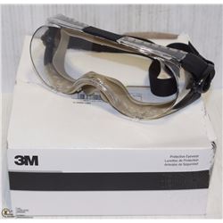 2 PAIRS OF 3M PROTECTIVE GOGGLES/EYEWEAR-ON CHOICE