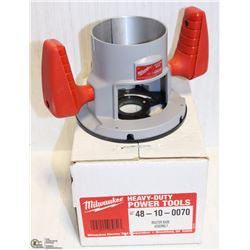 PAIR OF NEW MILWAUKEE ROUTER BASE ASSEMBLY'S