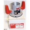 Image 1 : PAIR OF NEW MILWAUKEE ROUTER BASE ASSEMBLY'S