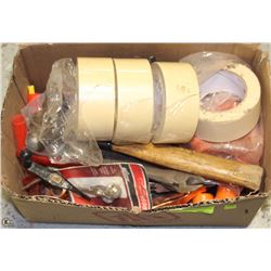 BOX W/ ASST HAND TOOLS.