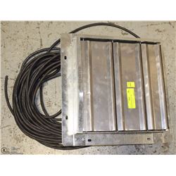 DAYTON METAL LOUVER. + #14 SJ 60-DEGREE CABLE