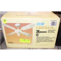 4) NEW LAGUNA 36" FAN