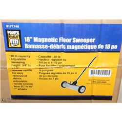 6) NEW 18" MAGNETIC FLOOR SWEEPER