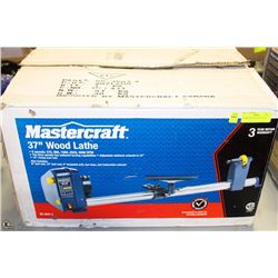 13) MASTERCRAFT 37" WOOD LATHE - 5 SPEEDS.