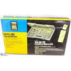 NEW 39PC SAE TAP & DIE SET.