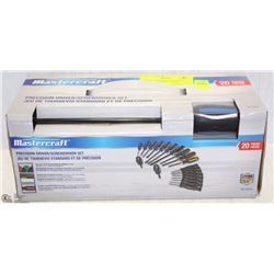 NEW MASTERCRAFT PRECISION DRIVER/SCREWDRIVER SET