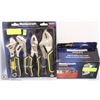 Image 1 : MASTERCRAFT PLIERS & WRENCH SET + MC LASER LEVEL