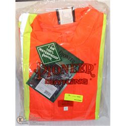 NEW LARGE PIONEER HI-VIZ WATERPROOF JACKET