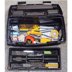 38) NAVY BLUE TOOL BOX WITH CONTENTS -ON CHOICE-