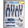 Image 1 : NEW 6PC MASTERCRAFT PLIERS/WRENCH SET.