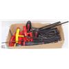 Image 1 : SMALL FLAT OF ALLEN KEYS, HEX-KEY T-HANDLE WRENCH