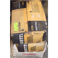 42) LOT OF 3 BOXES OF NAILS AND SCREWS