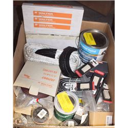 FLAT OF MISC. COMMERCIAL GOODS INCLUDING LANYARDS+