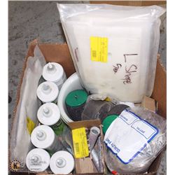 LOT OF MISC. COMMERCIAL GOODS INCLUDING LARGE