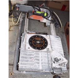 RIDGID 7" JOBSITE TILE SAW WITH LASER.