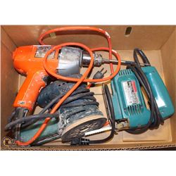 LOT OF 3 TOOLS INCL MAKITA JIG SAW, BLACK & DECKER