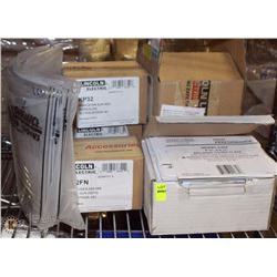 LOT OF 6 BOXES OF WELDING PRODUCTS + VISORS