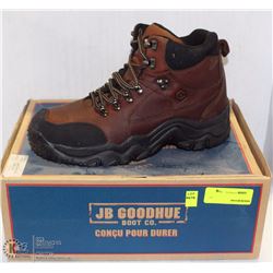 JB GOODHUE SIZE: 11 LEATHER WORKBOOTS