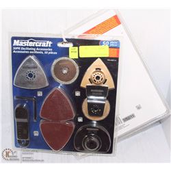 2 MASTERCRAFT 50-PIECE OSCILLATING ACCESSORY KITS