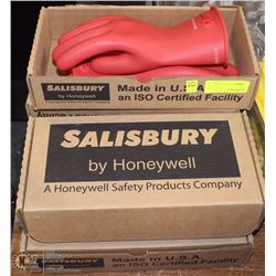 LOT OF 5 PAIRS SALISBURY LINEMAN GLOVES CLASS 0