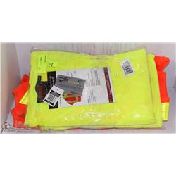 LOT OF 2  PIONEER XXXL HI-VIZ SHIRTS + REFL. VEST