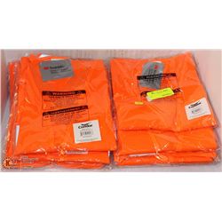 LOT OF 11 SIZE: LARGE HI-VIZ CONDOR SAFTEY VESTS
