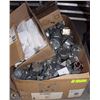 Image 1 : BOX OF RECEPTICAL BOXES & OUTLETS.