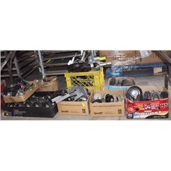 8 FLATS OF ASSORTED COMMERCIAL-IND. CASTORS