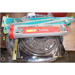 LOT OF HOME RENO-GOODS + WATER HEATING PAN