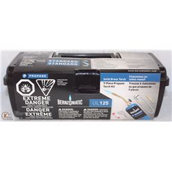 NEW 7-PIECE BERNZ-O-MATIC PROPANE TORCH KIT UL-125