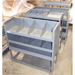4 SECTIONS METAL PARTS SHELVING