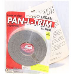 2 NEW ROLLS OF BLACK PANEL-TRIM EDGEBANDING