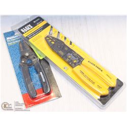 PAIR OF NEW ELECTRICAL WIRE-STRIPPERS-KLEIN + M.C.