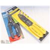 Image 1 : PAIR OF NEW ELECTRICAL WIRE-STRIPPERS-KLEIN + M.C.