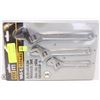 Image 1 : NEW FIX-IT 3-PIECE ADJUSTABLE CRESCENT WRENCH SET