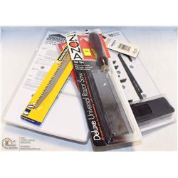 LOT OF 5 NEW VARIOUS SERRATED SAWS/BLADES KITS