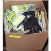 Image 1 : BOX OF ASST NEW WORK GLOVES INCL WELDING, LEATHER.