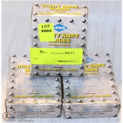 3 BOXES OF UTILITY KNIFE BLADES
