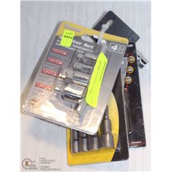 LOT OF SOCKET DRIVES + ADAPTERS